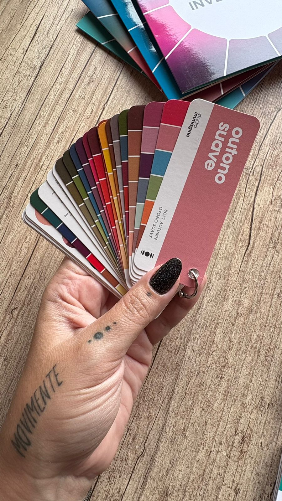 Cartela Outono Suave — análise de coloração pessoal